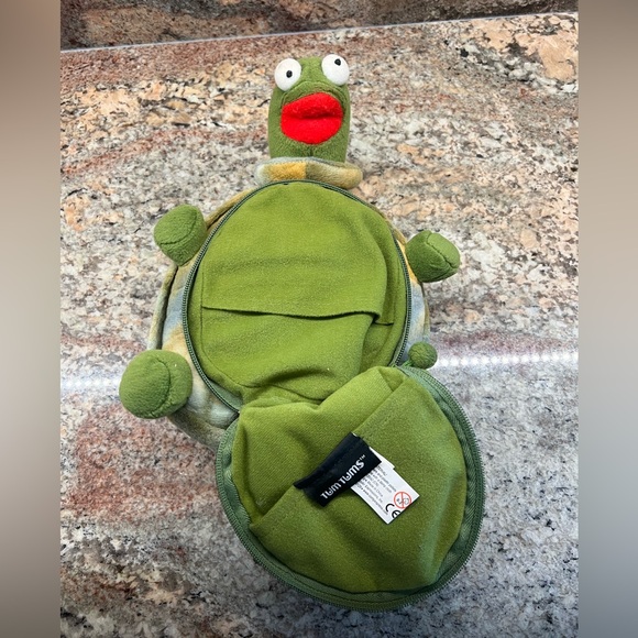 VTG Tum Tums Frog Plush CD Holder Computer Expressions Stuffed Animal Toy 2004 - Picture 2 of 6